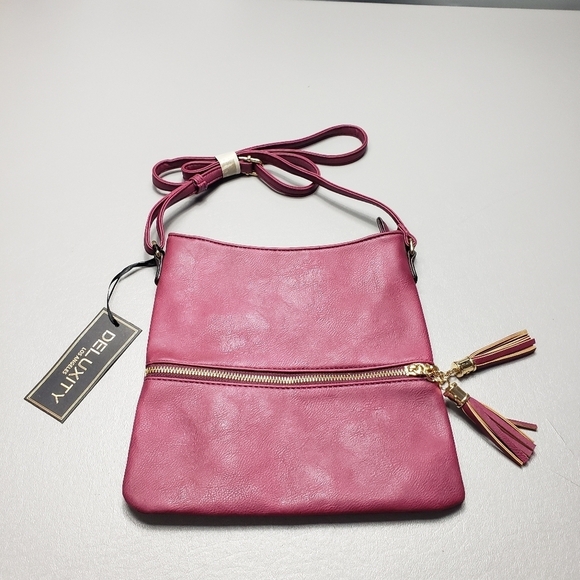 New Deluxity los Angeles peta approved vegan crossbody bag - Picture 13 of 13